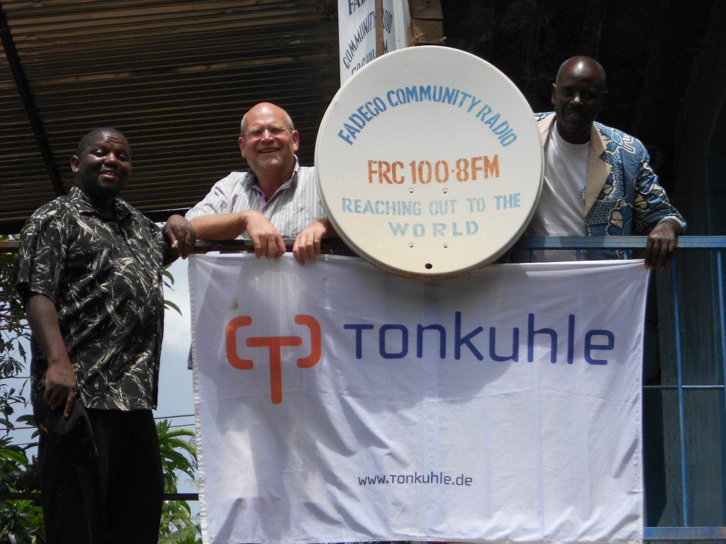 Joseph, Thomas und Yusto (von Links)