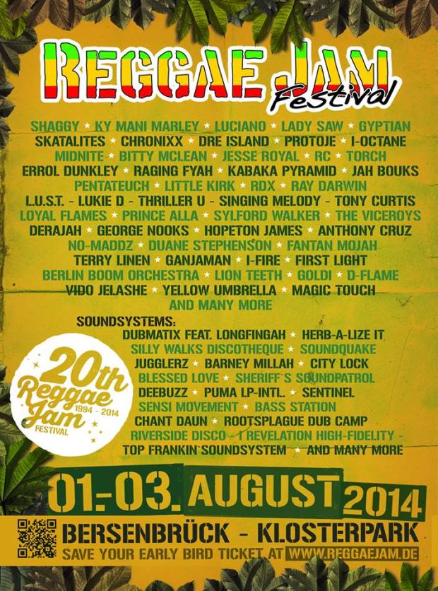 Reggae Jam 2014