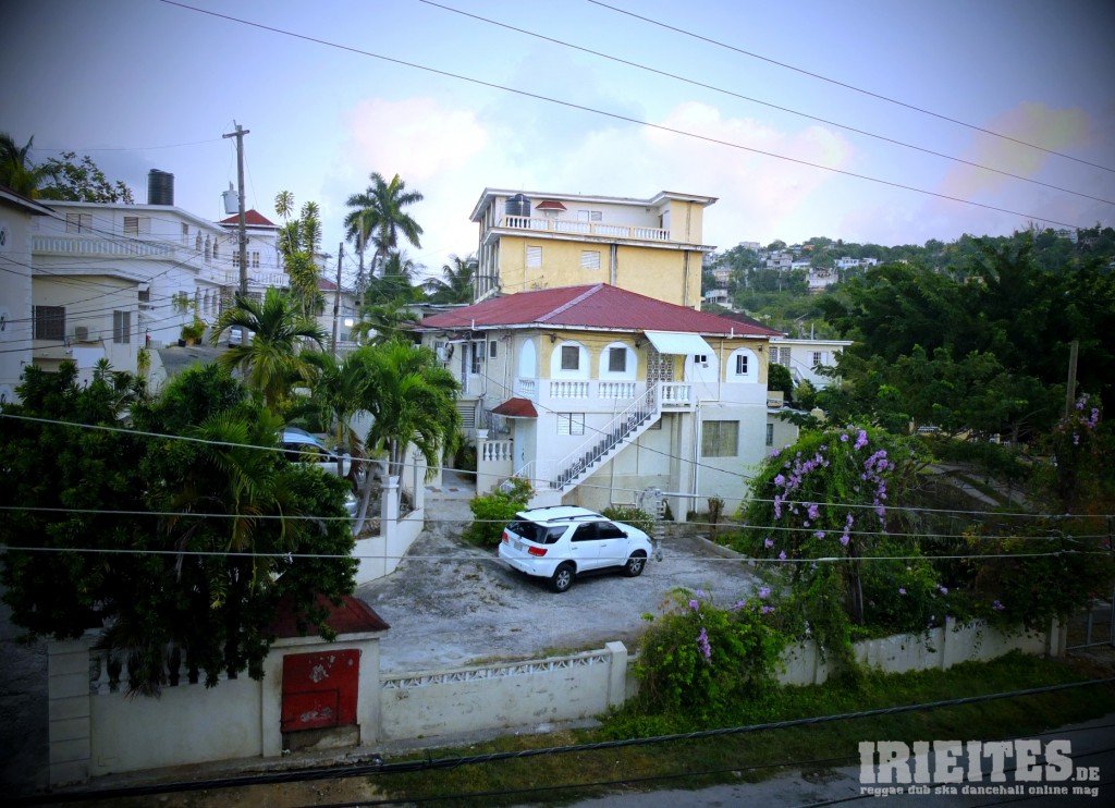 Blick von der Terasse des Mount Salem Guest House