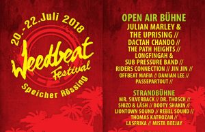 Weedbeat 2018, Rössing, 20.-22.7.18